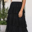  Layla Ruffle Lace Tiered Skirt
