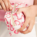  Lea Printed Canvas Cosmetic Bag