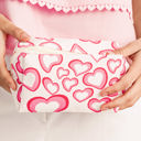  Lea Printed Canvas Cosmetic Bag