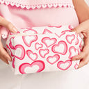  Lea Printed Canvas Cosmetic Bag