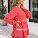  Leah Sleeve Shirt Long Sleeve Top