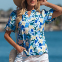  Leilani Short Puff Sleeve Blouse