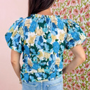  Leilani Short Puff Sleeve Blouse
