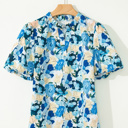  Leilani Short Puff Sleeve Blouse