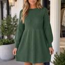 Mist Green Large Lela Waist Short Sweater