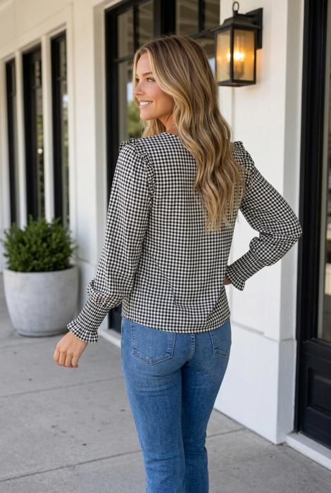 Leona Long Sleeve Blouse Long Sleeve Top