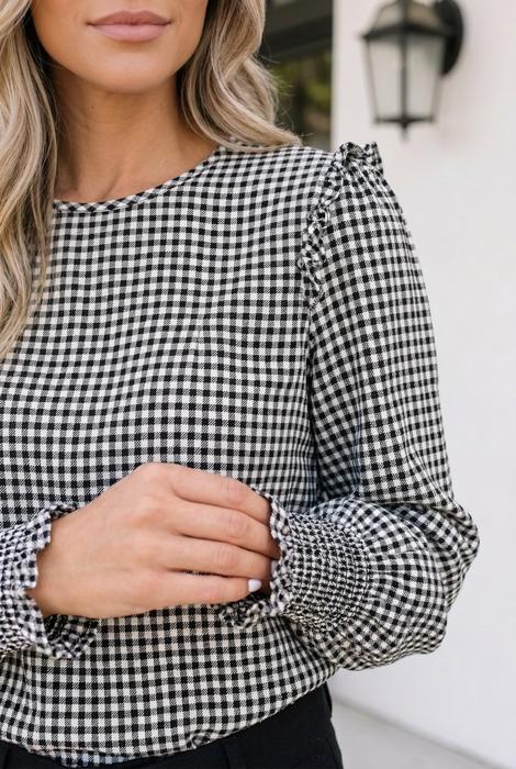 Leona Long Sleeve Blouse Long Sleeve Top