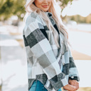  Leslie Block Long Sleeve Jacket