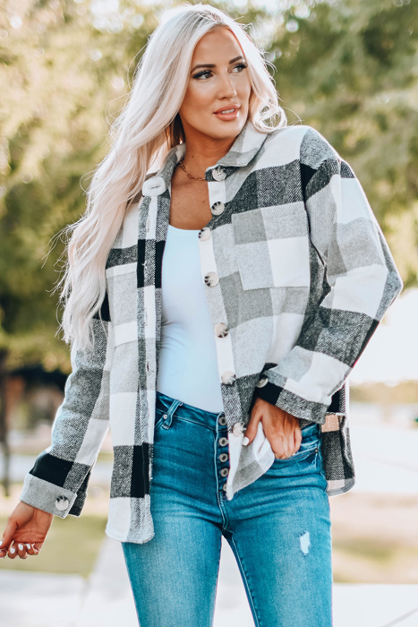 Leslie Block Long Sleeve Jacket