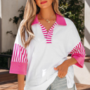 White Small Leslie Half Sleeve T Shirt