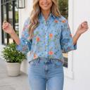  Leslie Sleeve Down Casual Shirt