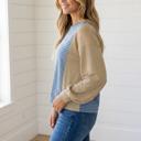  Lexie Casual Shift Pullover Long Sleeve Top