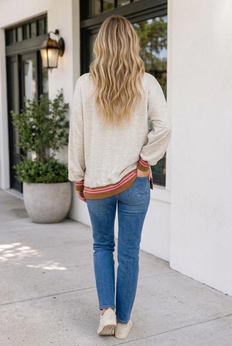 Liana Sleeve Loose Fit Sweatshirt