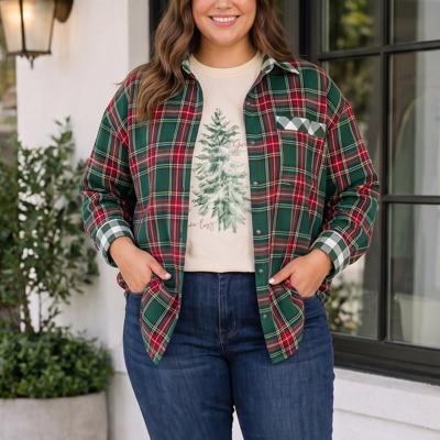 Liana Sleeve Shift Shirt Long Sleeve PLUS Top