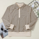  Lidia Contrast Collared PLUS Pullover