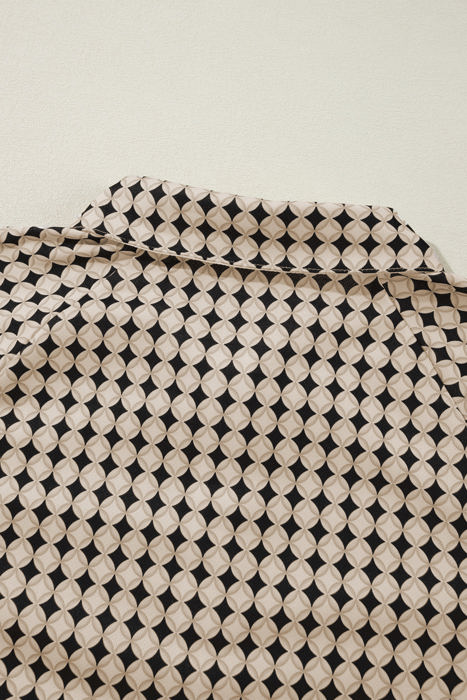 Lidia Contrast Collared PLUS Pullover