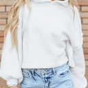  Lilah Fleece Drop Shoulder Hoodie