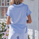  Lilian Dolman Sleeve Polo Shirt Set