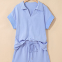  Lilian Dolman Sleeve Polo Shirt Set