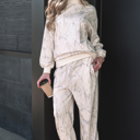 Khaki Large Liliana Print Jogger Pants