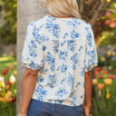  Lilianna Floral Buttoned Casual Top