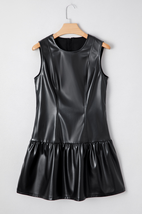 Lillian Hem Sleeveless Mini Dress