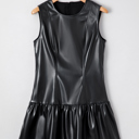  Lillian Hem Sleeveless Mini Dress
