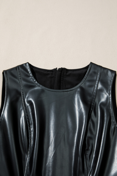 Lillian Hem Sleeveless Mini Dress