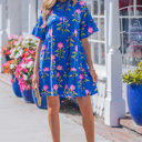  Lillian Sleeve Loose Flower Dress