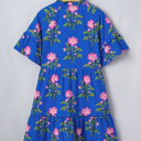  Lillian Sleeve Loose Flower Dress