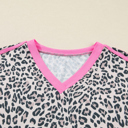  Lilliana Varsity Stripe Detail Long Sleeve Top