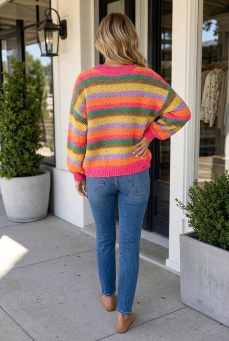 Lily Knit Puff Sleeve Sweater