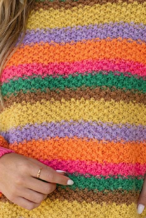 Lily Knit Puff Sleeve Sweater
