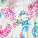  Lilyana Keyhole Puff Sleeve Blouse