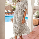  Lisa Puff Sleeve Long Dress