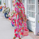  Lisa Puffy Half Sleeve Dress