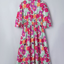  Lisa Puffy Half Sleeve Dress