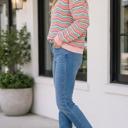  Lisa Striped Drop Shoulder Sweater