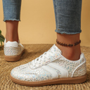  Logan Printed Lace Up Sneakers