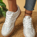  Logan Printed Lace Up Sneakers