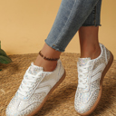  Logan Printed Lace Up Sneakers