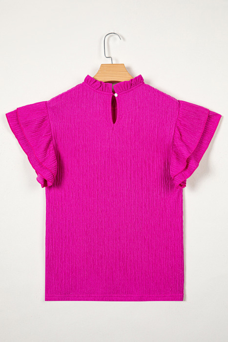 Londyn Trim Short Sleeve Blouse