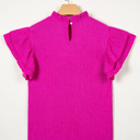  Londyn Trim Short Sleeve Blouse