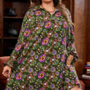  Lorelai Collared Loose Mini PLUS Dress