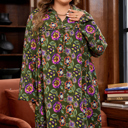  Lorelai Collared Loose Mini PLUS Dress