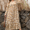  Lorelai Print Loose Long PLUS Dress