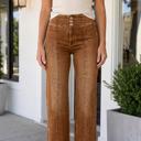 Coffee Size 12 Lorenah Hem Flare Jeans