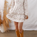  Lottie Detail Flared Mini Dress