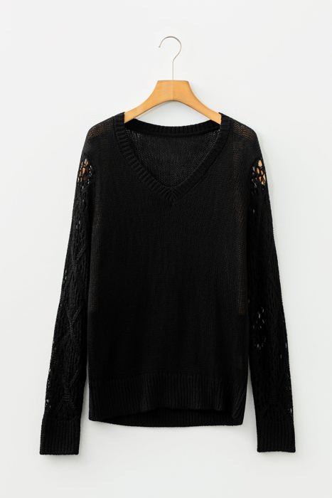 Louisa Sleeve Patchwork Sweater