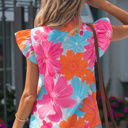  Louise Ruffle Trim Sleeveless Blouse